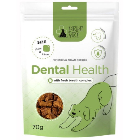 Paka Zwierzaka PEPE VET Przysmak funkcjonalny Dental Health 70g - All4Animals