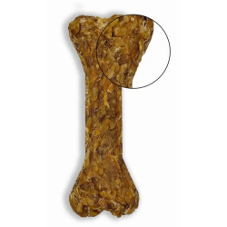 BUBAlicious Pure Line kość do żucia Puppy & Senior ze skóry końskiej 12 cm - All4Animals