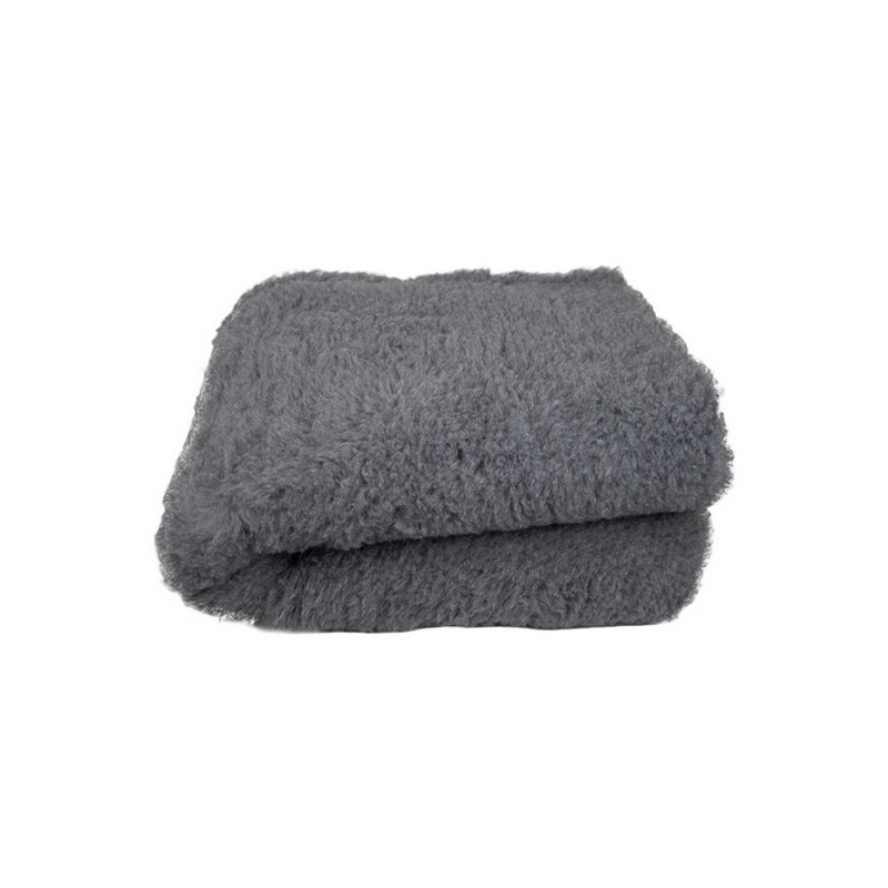 BUBA Dry Bed Legowisko bez antypoślizgów  28mm 100x75cm szare z zielonym spodem - All4Animals