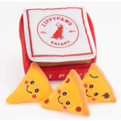 ZippyPaws Pluszowa norka dla psa Pudełko Pizzy - All4Animals
