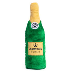 ZippyPaws Pluszowa trzaskająca butelka Champagne - All4Animals