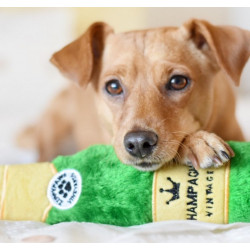 ZippyPaws Pluszowa trzaskająca butelka Champagne - All4Animals