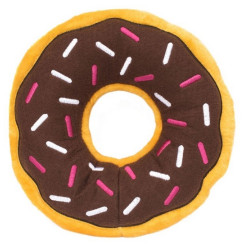 ZippyPaws Pluszowy Donut Jumbo czekoladowy - All4Animals