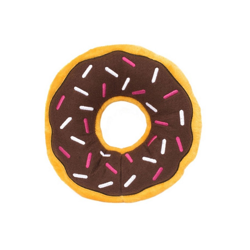 ZippyPaws Pluszowy Donut Jumbo czekoladowy - All4Animals