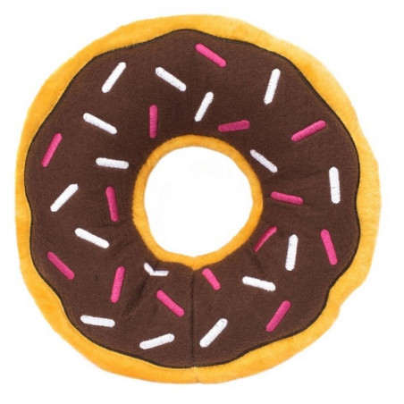 ZippyPaws Pluszowy Donut Jumbo czekoladowy - All4Animals