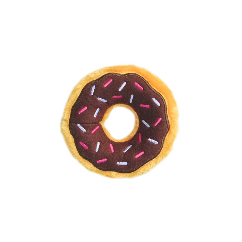 ZippyPaws Pluszowy Donut Mini czekoladowy - All4Animals