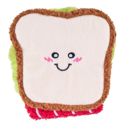 ZippyPaws Pluszowa zabawka dla psa Snufflerz Sandwich - All4Animals
