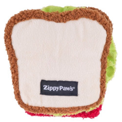 ZippyPaws Pluszowa zabawka dla psa Snufflerz Sandwich - All4Animals