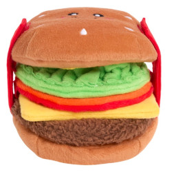 ZippyPaws Pluszowa zabawka dla psa Snufflerz Cheeseburger - All4Animals