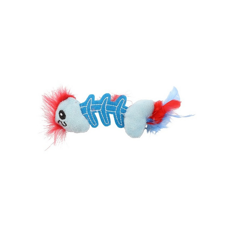 BUBA Zabawka ryba z ośćmi 11cm - All4Animals
