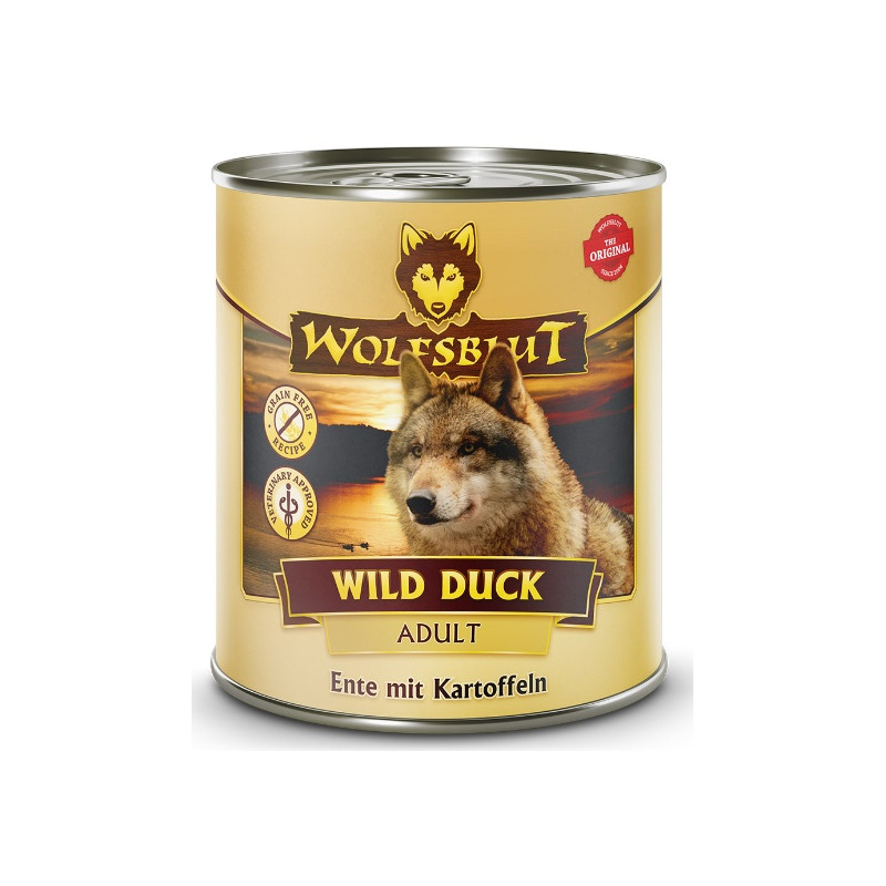 Wolfsblut Dog Wild Duck - kaczka i ziemniaki puszka 800g - All4Animals