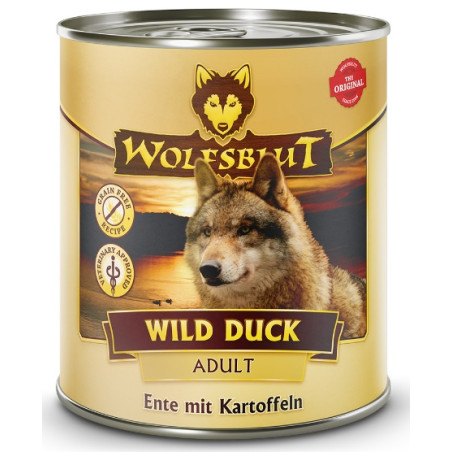 Wolfsblut Dog Wild Duck - kaczka i ziemniaki puszka 800g - All4Animals