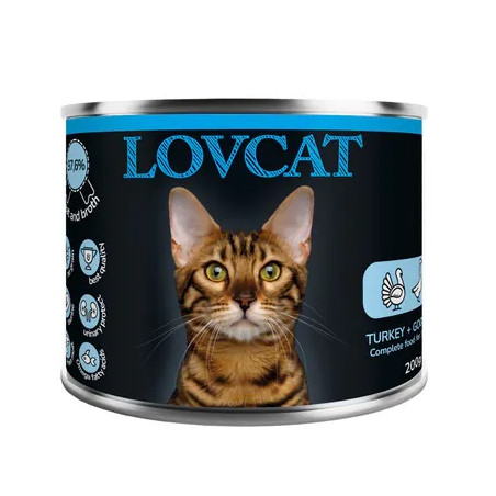 Lovcat Best Turkey & Goose puszka 200g - All4Animals