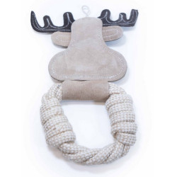BUBA Eco-line Łoś skórzany ze sznurem - All4Animals