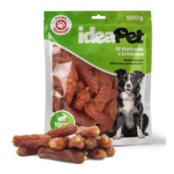 IdeaPet Kiełbaski z królikiem 500g - All4Animals