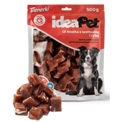IdeaPet Kostka z wołowiną i rybą 500g - All4Animals