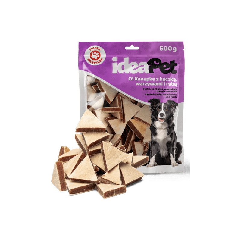 IdeaPet Kanapka z kaczką, warzywami i rybą 500g - All4Animals