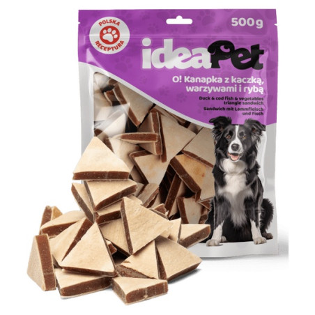 IdeaPet Kanapka z kaczką, warzywami i rybą 500g - All4Animals