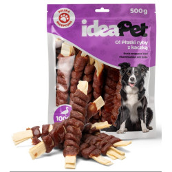 IdeaPet Płatki ryby z kaczką 500g - All4Animals