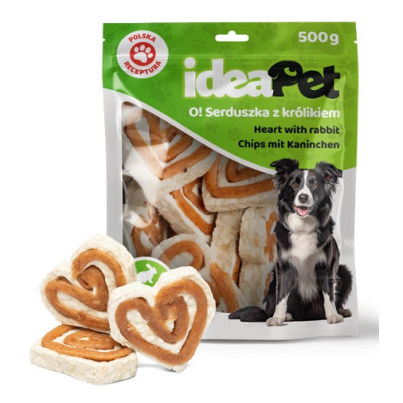 IdeaPet Serduszka królikiem 500g - All4Animals