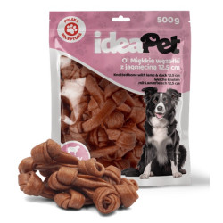 IdeaPet Miękkie węzełki z jagnieciną 12,5cm 500g - All4Animals