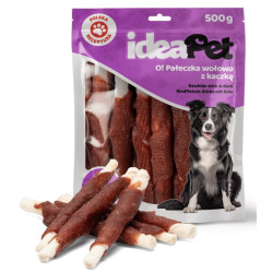 IdeaPet Pałeczki wołowe z kaczką 30cm 500g - All4Animals
