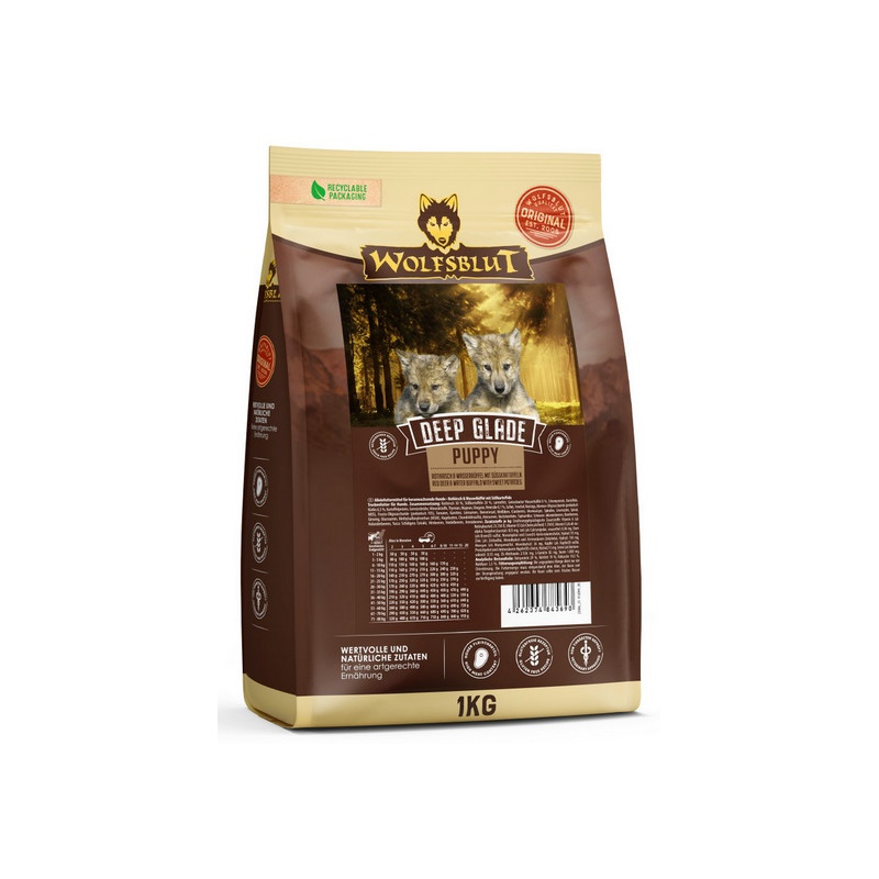 Wolfsblut Dog Deep Glade Puppy - jeleń i bawół 12,5kg - All4Animals