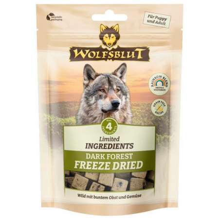 Wolfsblut Dog Limited Ingredients Freeze Dried Dark Forest - dziczyzna 40g - All4Animals