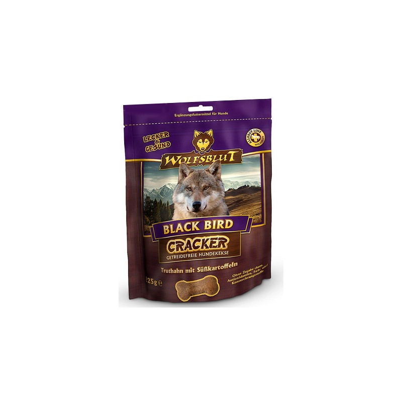 Wolfsblut Dog Cracker Black Bird - indyk i bataty 225g - All4Animals