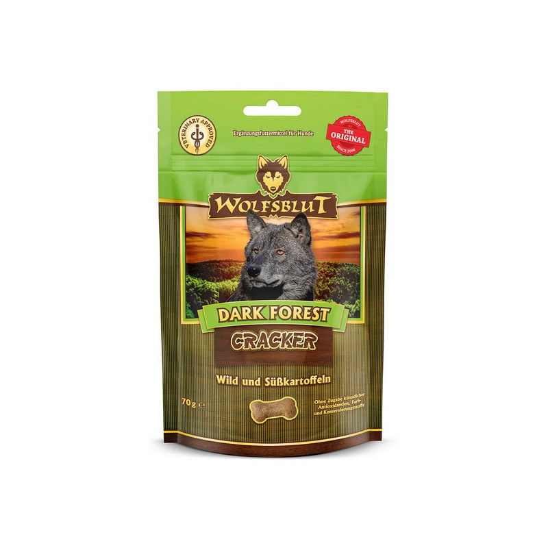 Wolfsblut Dog Cracker Dark Forest - dziczyzna i bataty 70g - All4Animals