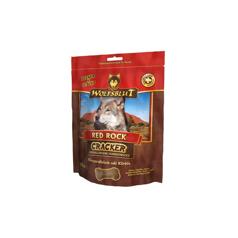 Wolfsblut Dog Cracker Red Rock - kangur i dynia 225g - All4Animals