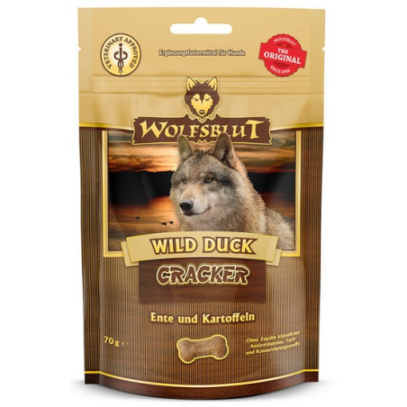 Wolfsblut Dog Cracker Wild Duck - kaczka i bataty 70g - All4Animals