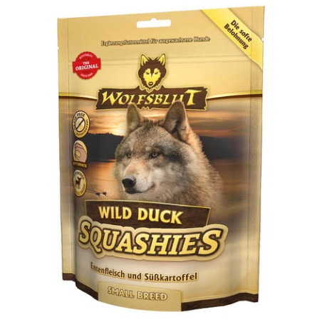 Wolfsblut Dog Squashies Wild Duck Small - kaczka i bataty 350g - All4Animals