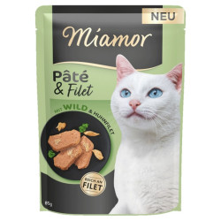 Miamor Pate & Filet Dziczyzna & Kurczak saszetka 85g - All4Animals