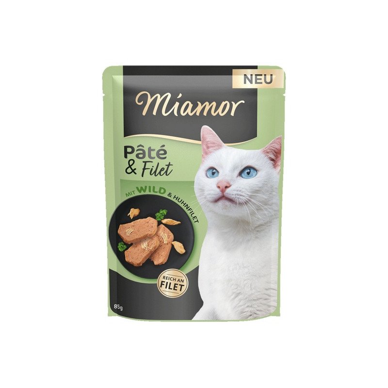 Miamor Pate & Filet Dziczyzna & Kurczak saszetka 85g - All4Animals
