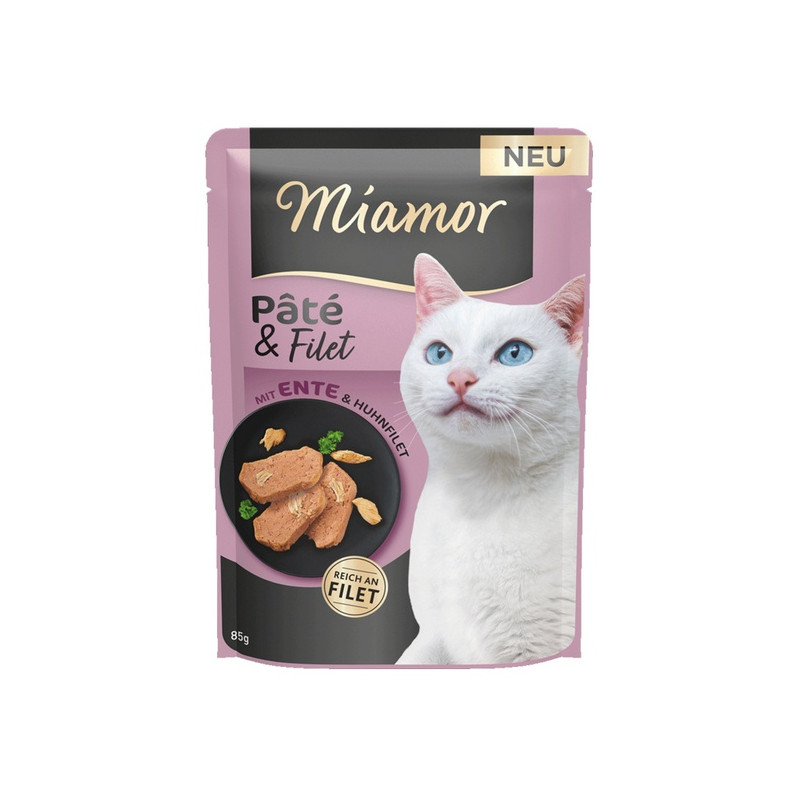 Miamor Pate & Filet Kaczka & Kurczak saszetka 85g - All4Animals