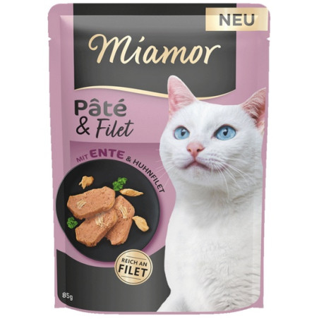 Miamor Pate & Filet Kaczka & Kurczak saszetka 85g - All4Animals