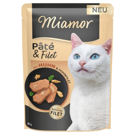 Miamor Pate & Filet Kurczak saszetka 85g - All4Animals
