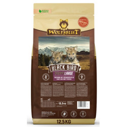 Wolfsblut Dog Black Bird Puppy Large - indyk i bataty 12,5kg - All4Animals