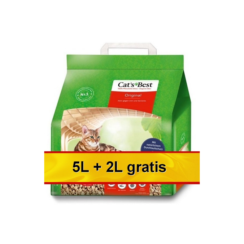Cat's Best Original 7L / 3kg (5L+2L GRATIS) - All4Animals