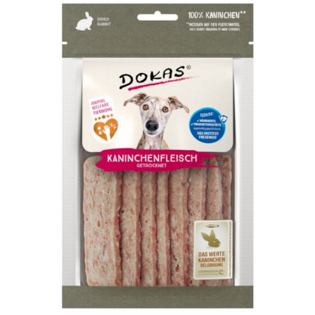 Dokas Pies Paski królik 70g - All4Animals