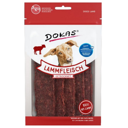 Dokas Pies Paski jagnięcina 70g - All4Animals