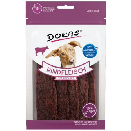 Dokas Pies Paski polędwica wołowa 70g - All4Animals