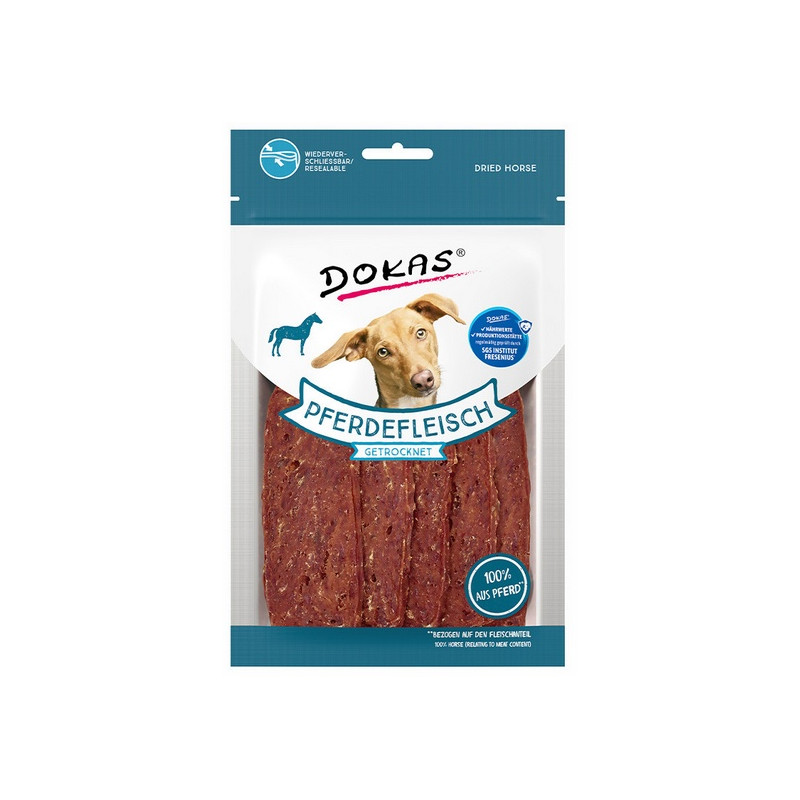 Dokas Pies Paski konina 60g - All4Animals