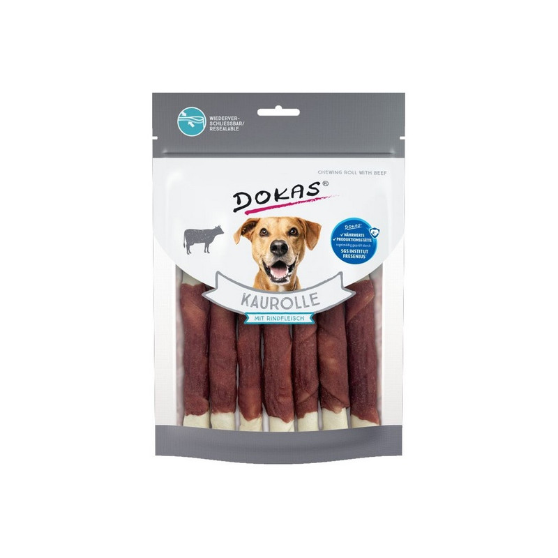Dokas Pies Rolki z wołowiną 190g - All4Animals