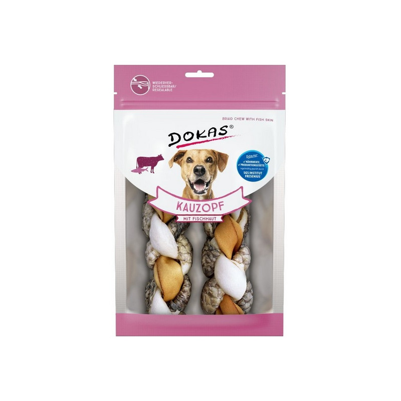 Dokas Pies Warkocz wołowina/tilapia 120g - All4Animals