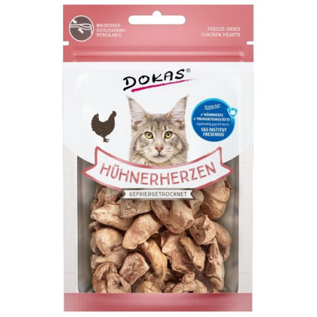 Dokas Kot LIO Serca drobiowe 15g - All4Animals