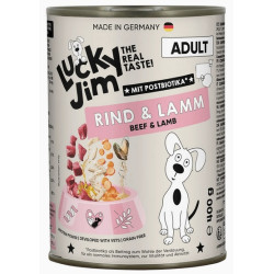 Lucky Jim Classic Adult Wołowina i jagnięcina puszka 400g - All4Animals