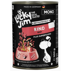 Lucky Jim Mono Adult Wołowina puszka 400 - All4Animals