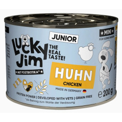 Lucky Jim Classic Mini Junior Kurczak puszka 200g - All4Animals